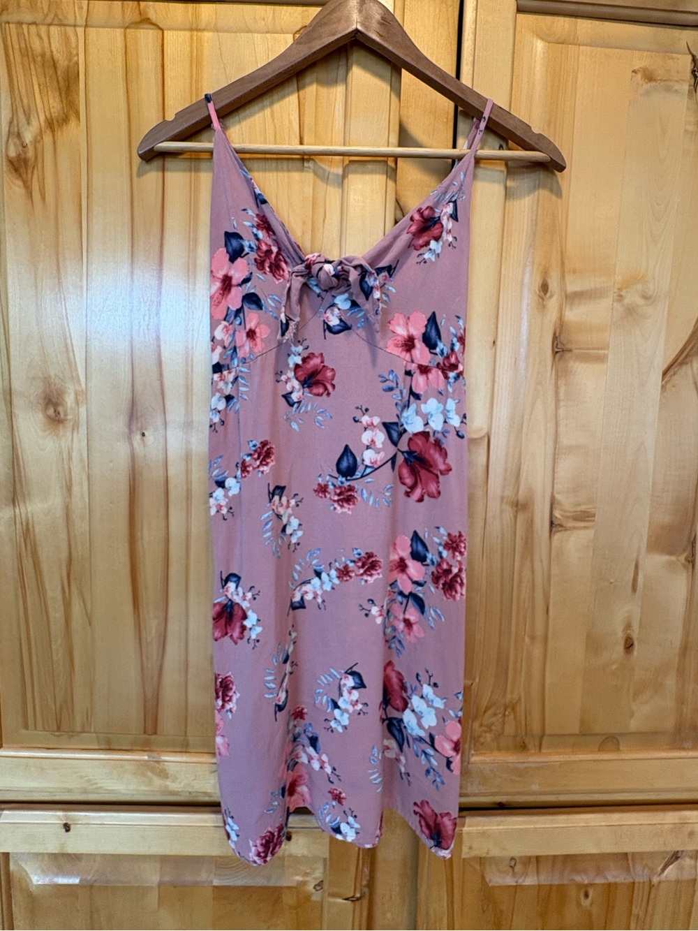 Justify Mauve Floral Mini Dress